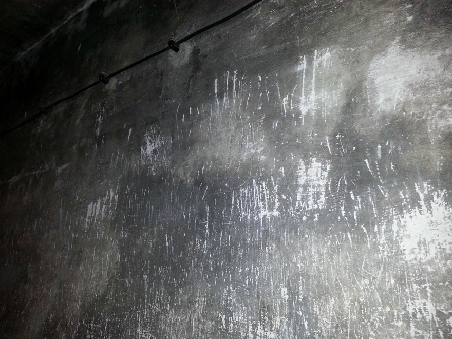 Interiorul unei camere de gazare