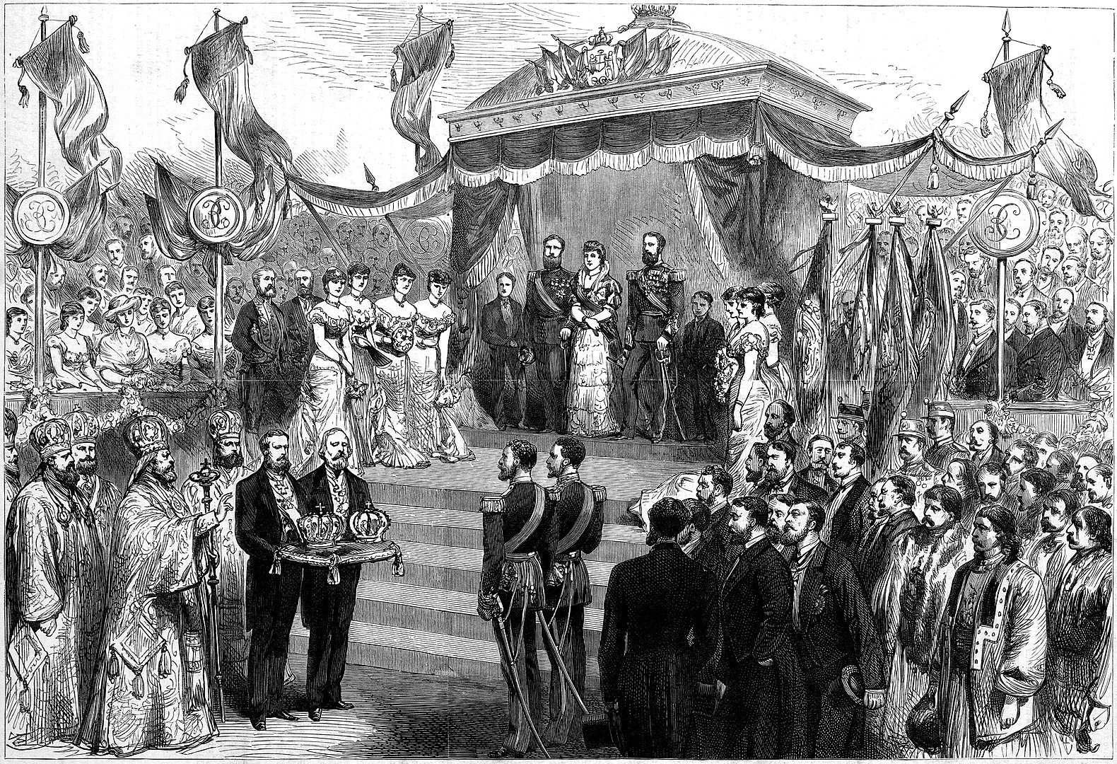 10 mai 1881. Ceremonia de încoronare a regelui Carol I al României