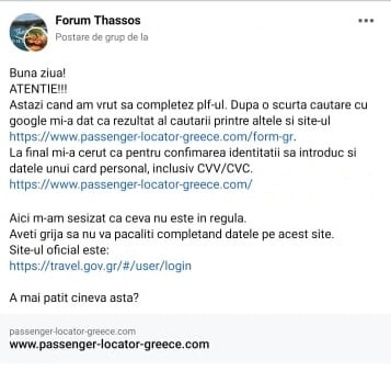Utilizatorul care a sesizat frauda cu formularul PLF
