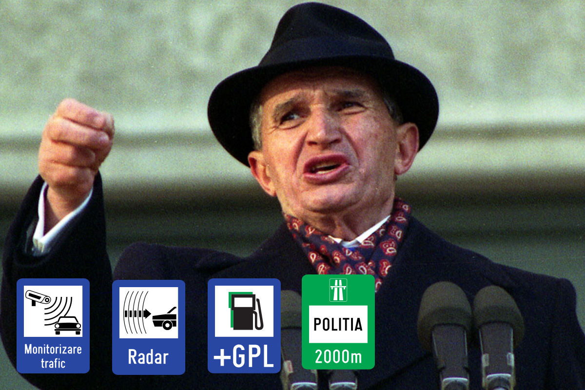 Ce indicatoare rutiere nu existau pe vremea lui Ceaușescu