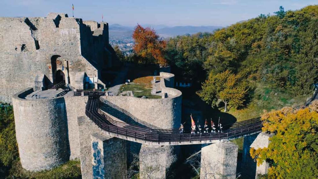 Cetatea Neamțului, unul dintre cele mai importante monumente medievale din România