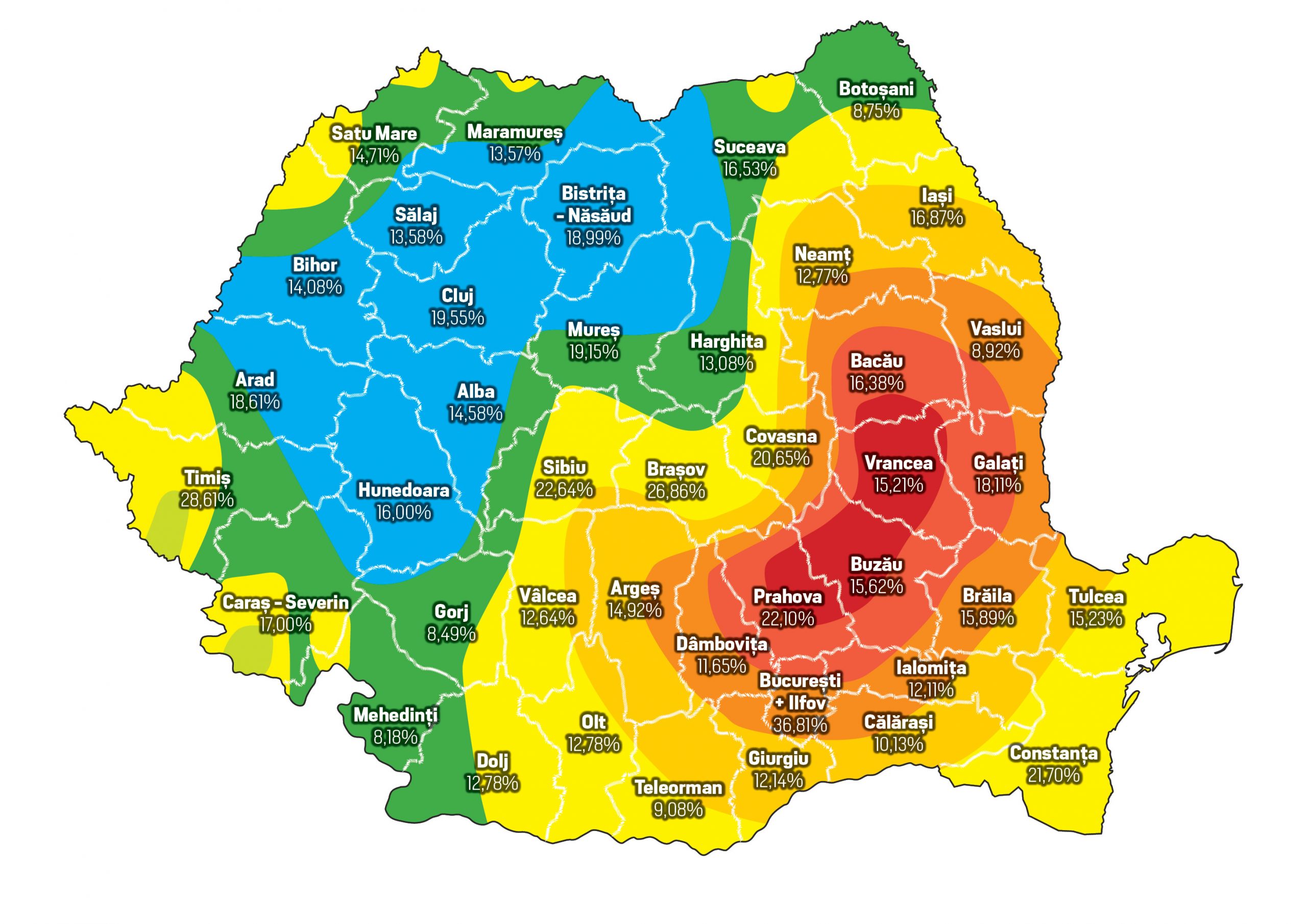 harta seismică româniei