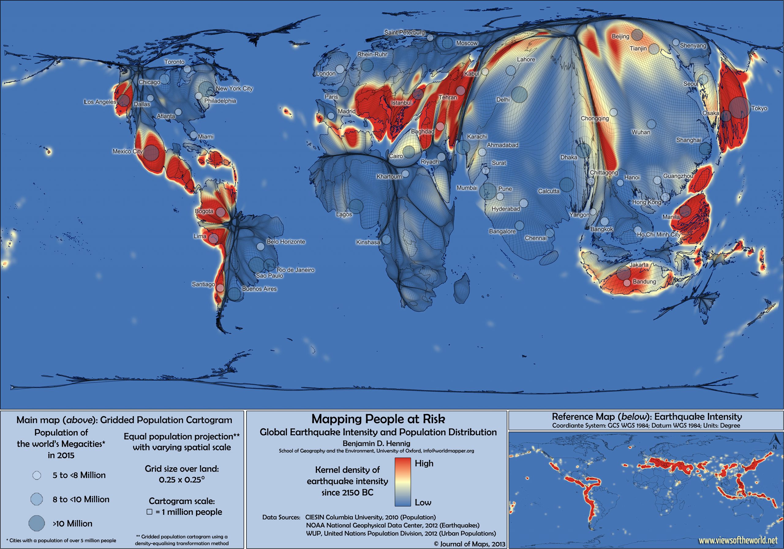 Harta seismică a lumii. Unde au loc cele mai puternice cutremure