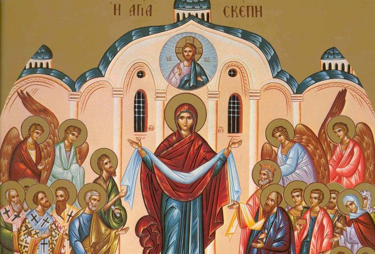 Calendar Creștin Ortodox. Acoperământul Maicii Domnului, 1 Octombrie