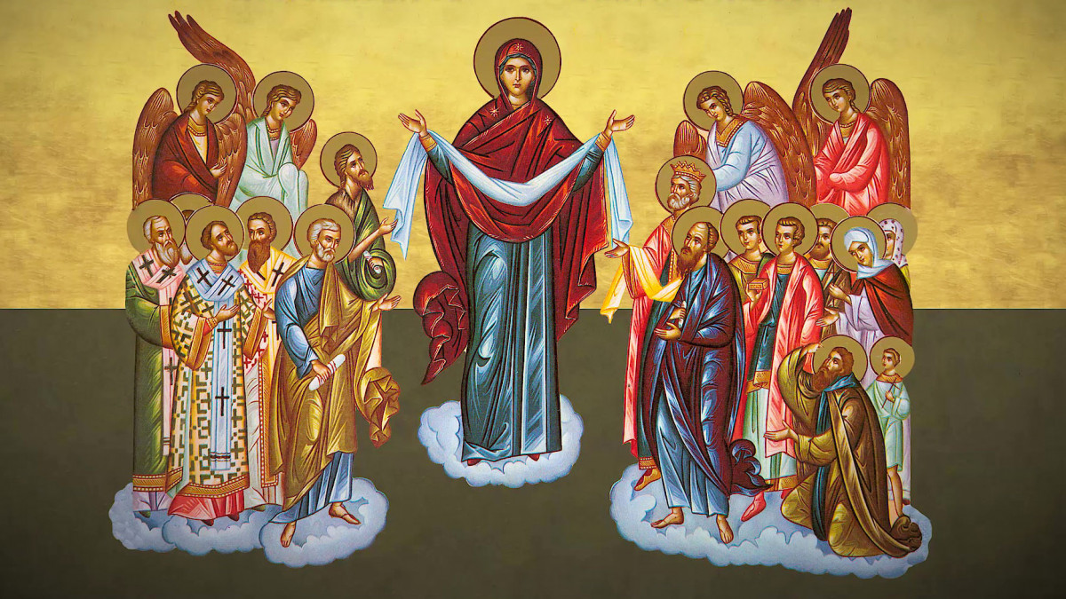 Luna octombrie începe cu sărbătoarea Acoperământul Maicii Domnului