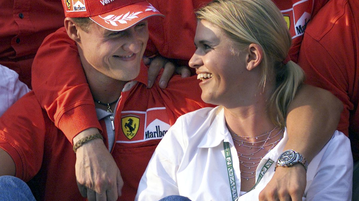 Michael Schumacher, alături de soția lui, Corinna