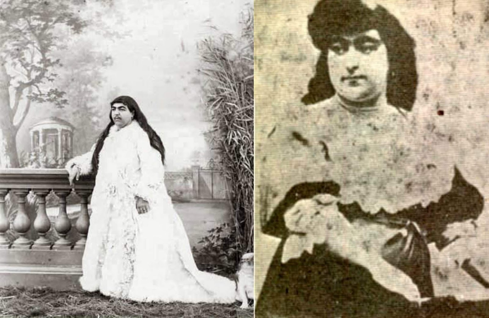 femeia cu mustață