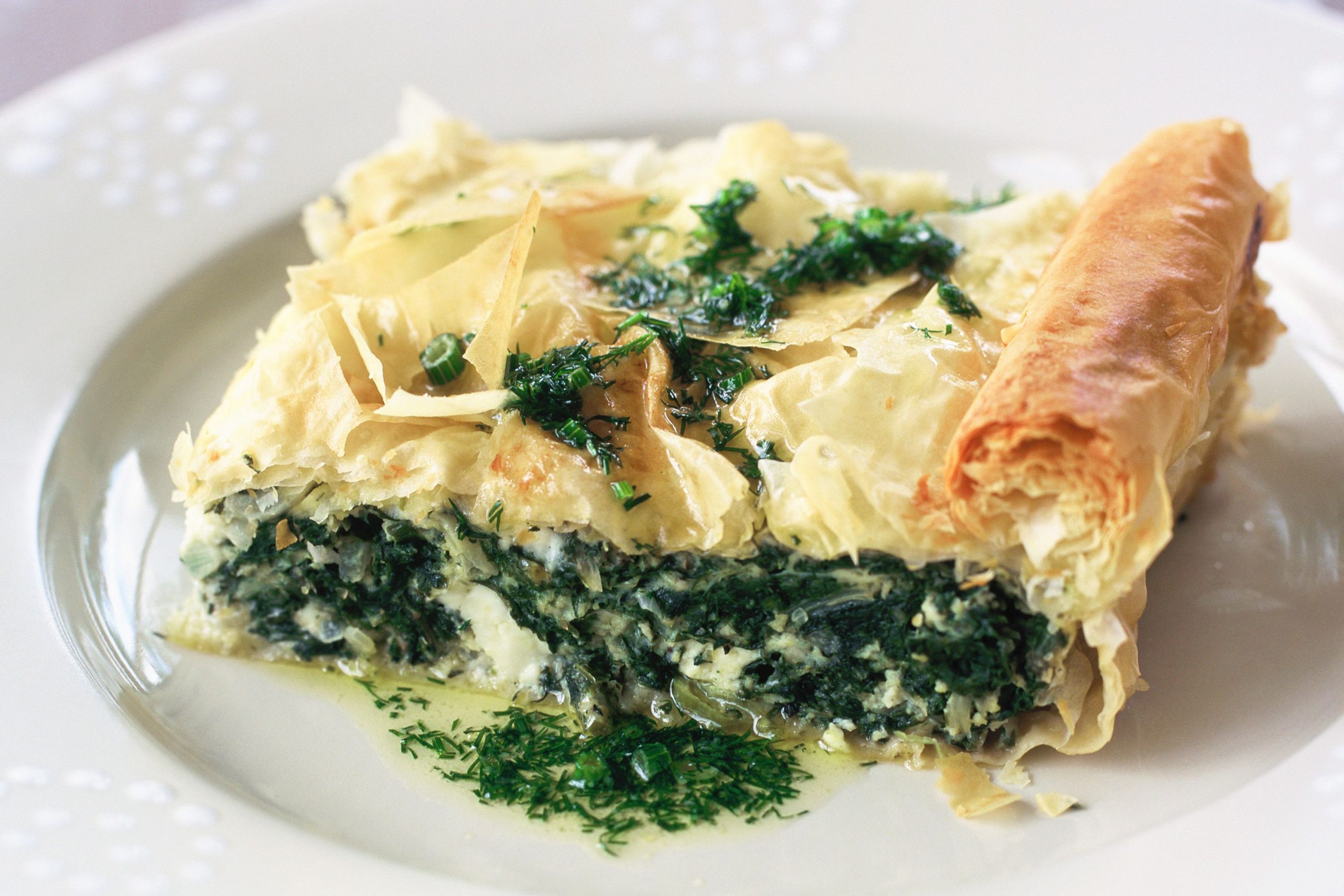 Mâncăruri grecești - Spanakopita