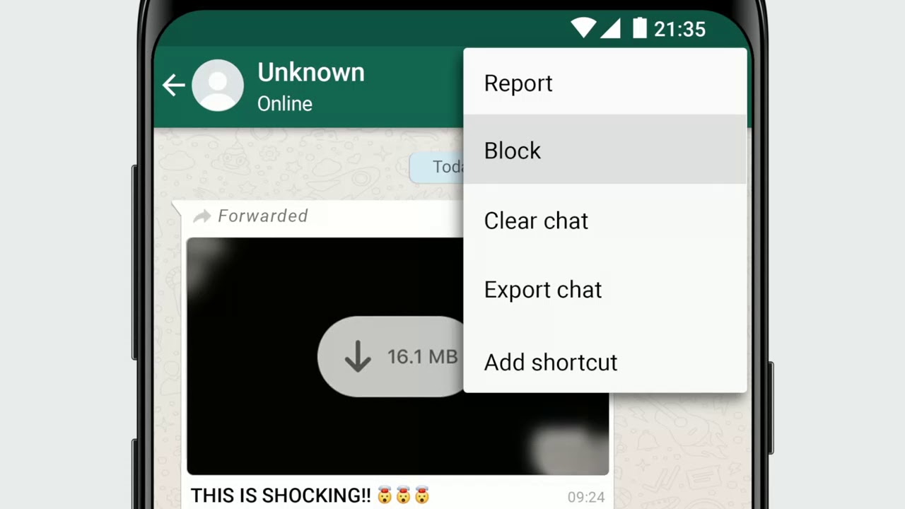 blocat whatsapp