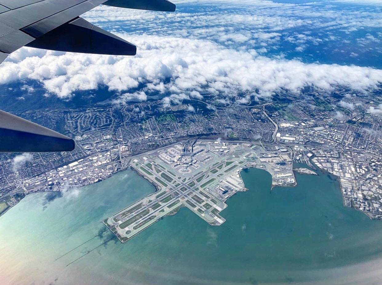 Aeroporturi cu cele mai spectaculoase piste de aterizare din lume. San Francisco (SFO)