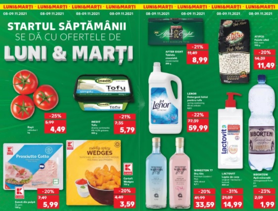 Catalog de oferte și reduceri la Kaufland pentru perioada 8 - 14 noiembrie