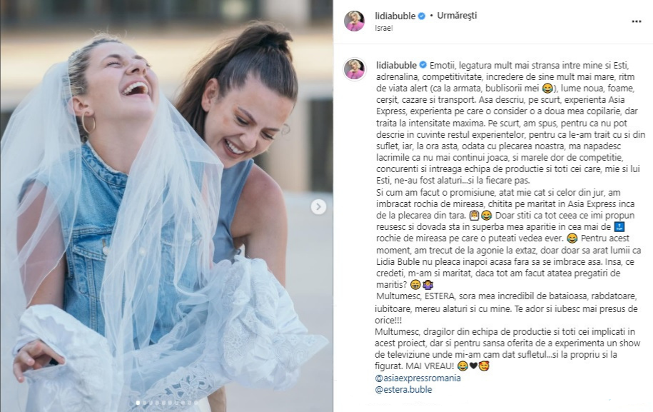 Mesajul Lidiei Buble