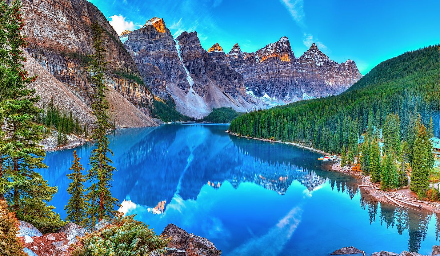 Valea celor zece vârfuri, Parcul Național Banff, Canada