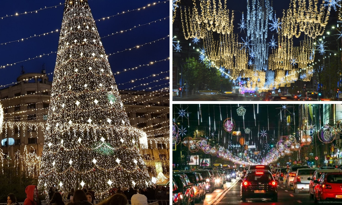 Lumini de Crăciun în București