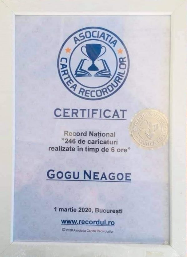 Gogu Neagoe, românul care a intrat în Cartea Recordurilor