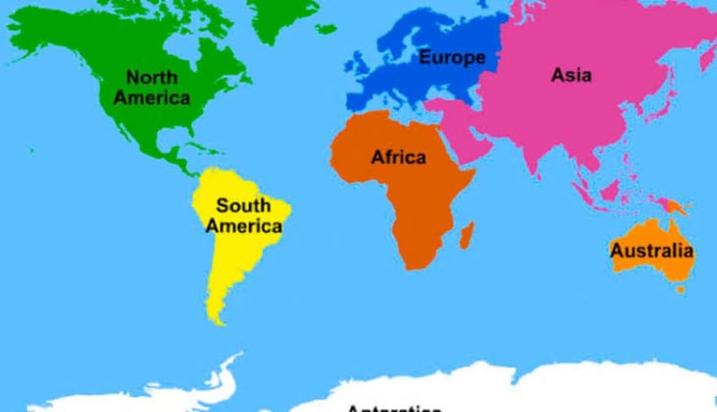Care sunt continentele Globului și ce înseamnă denumirile lor