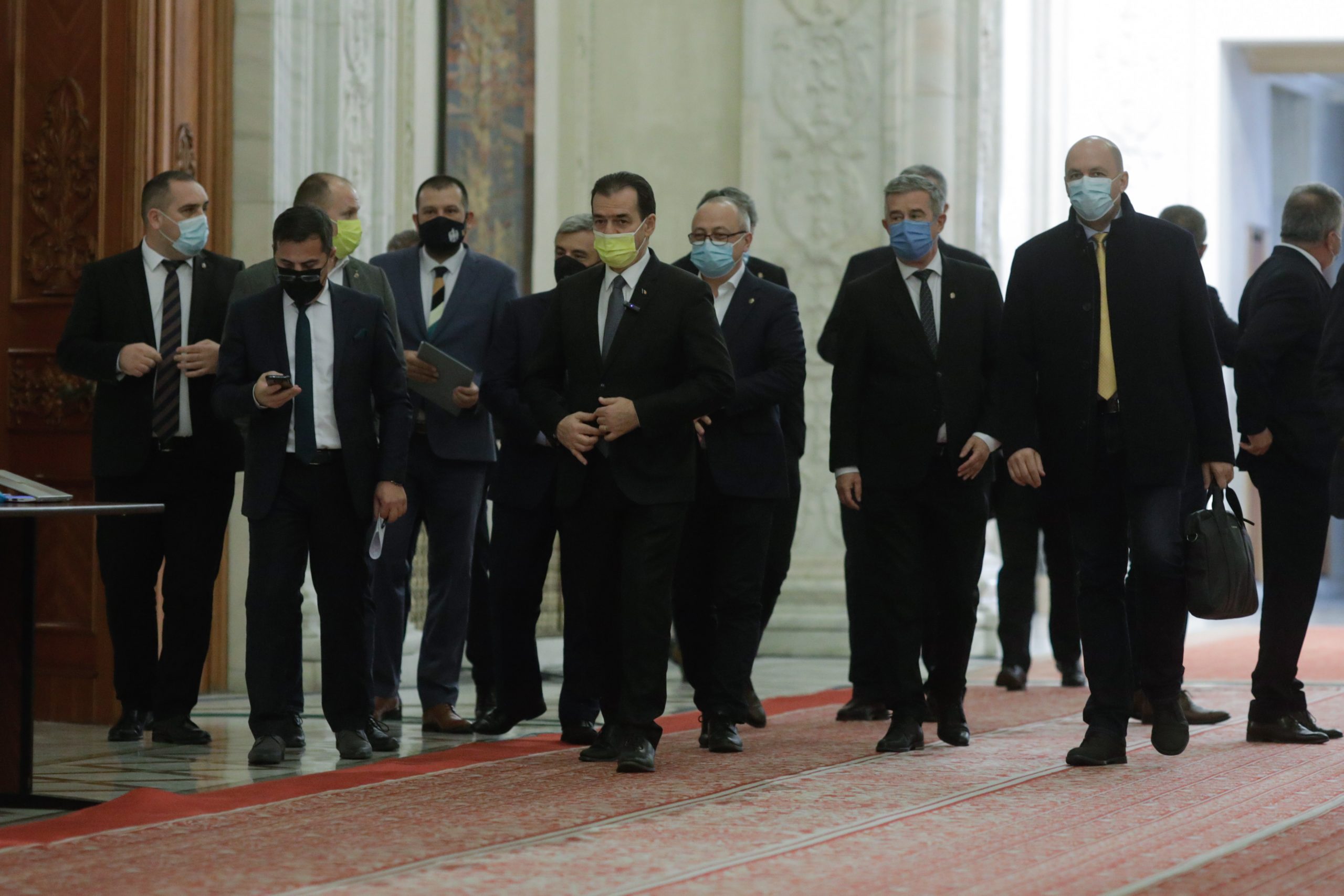 Ludovic Orban, alături de cei cu care va forma noul partid / Sursă foto: Inquam / George Călin