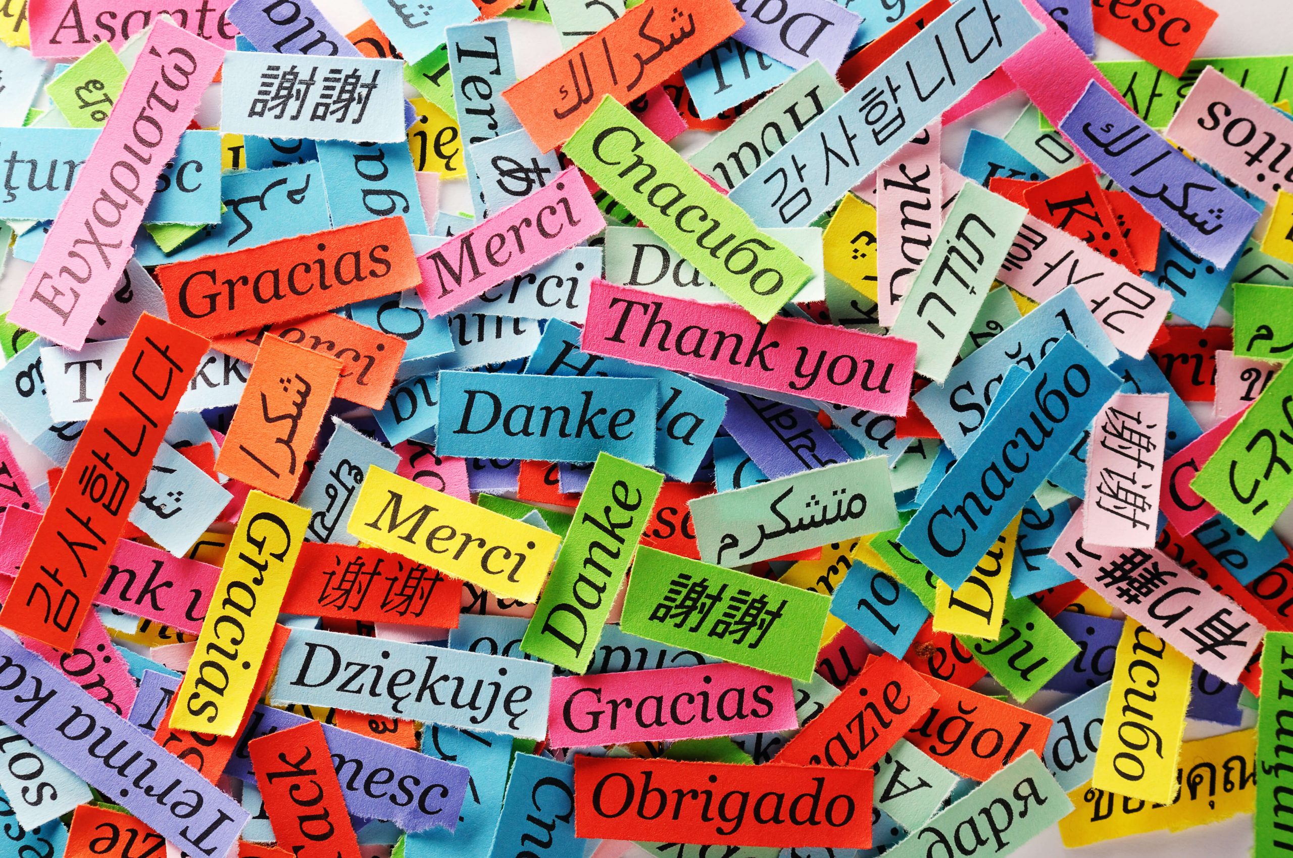 Cum se spune „Mulțumesc” în diferite limbi