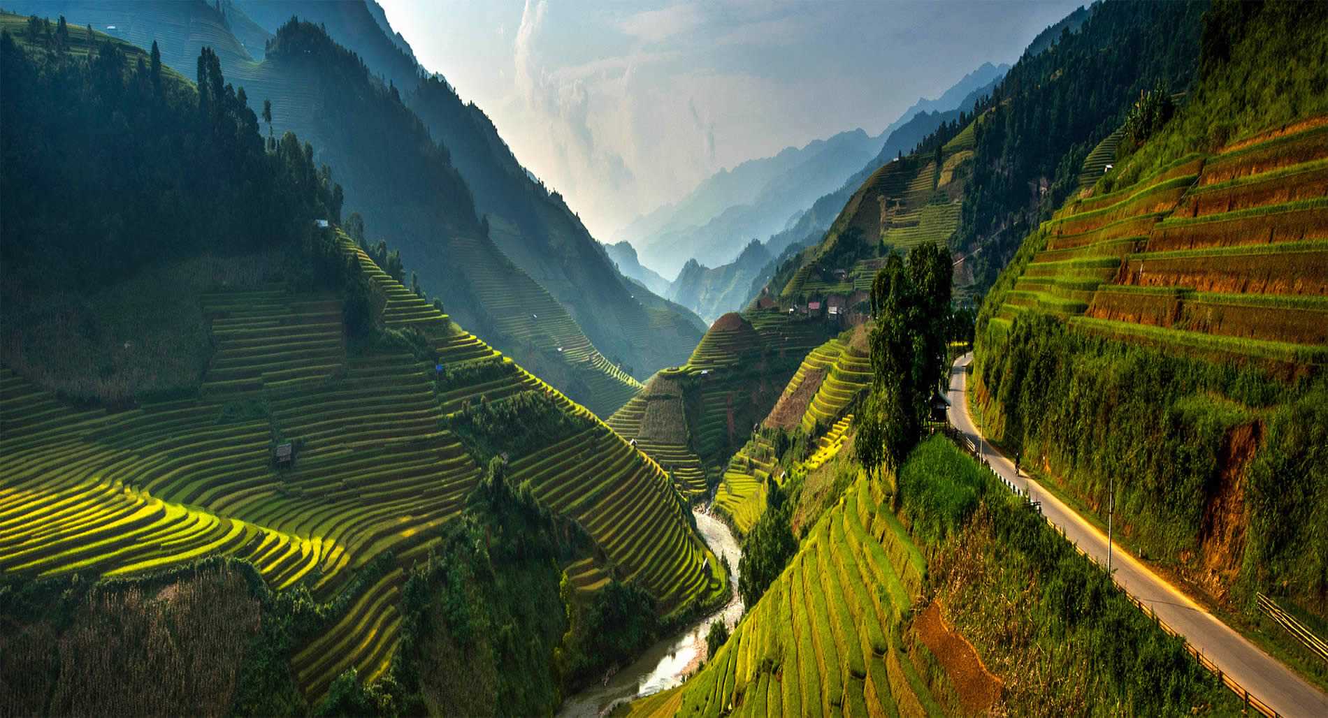 Unele dintre cele mai frumoase locuri din lume. Mù Cang Chải, Vietnam