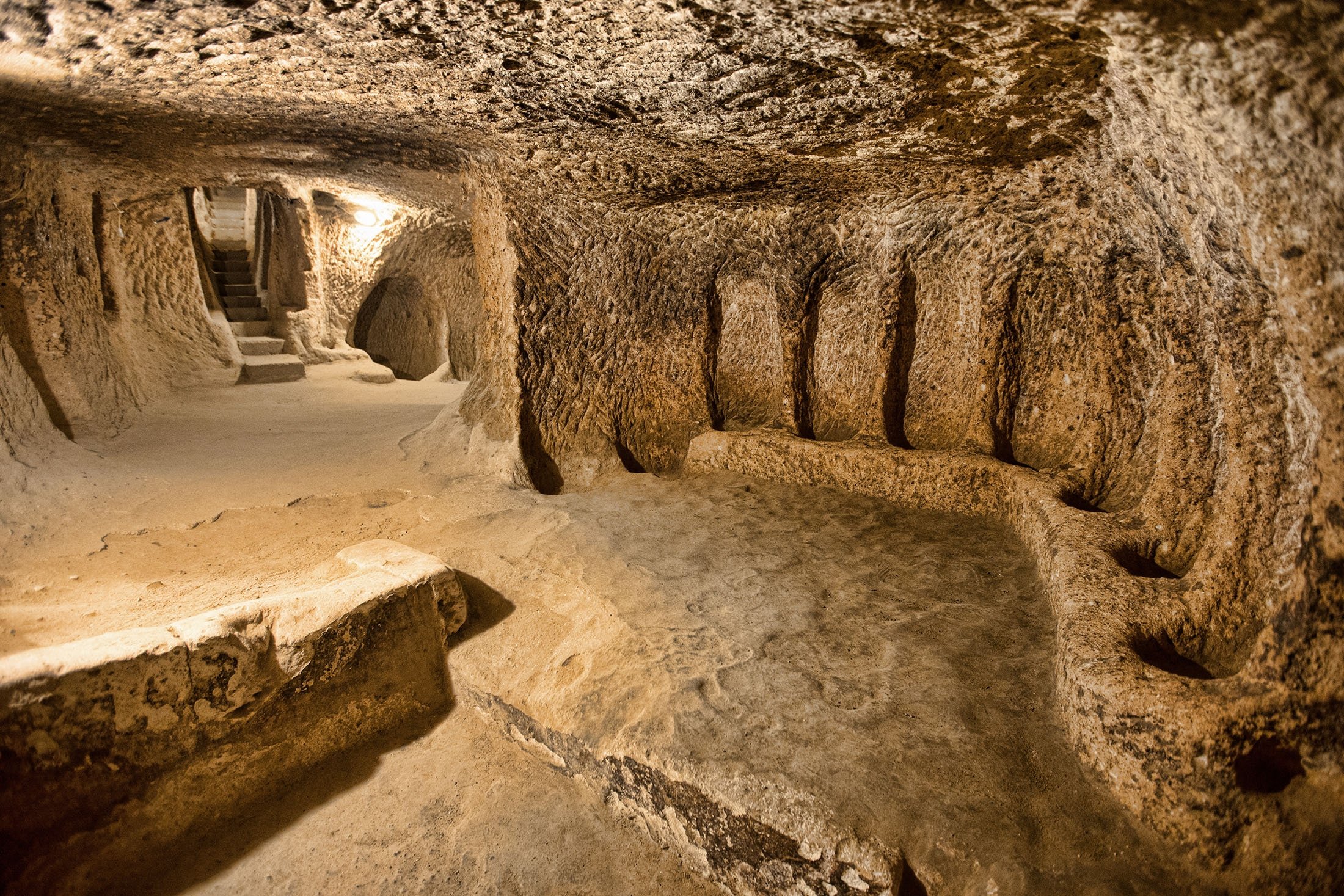 Orașe subterane misterioase. Derinkuyu, Cappadocia, Turcia