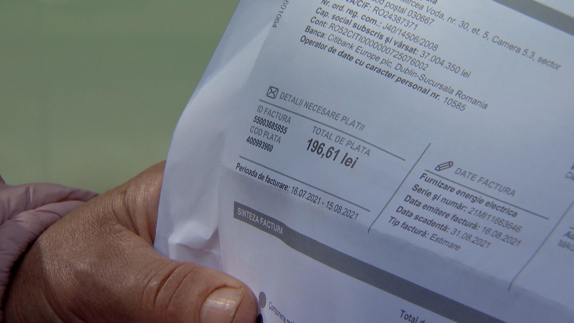 factură greșită energie