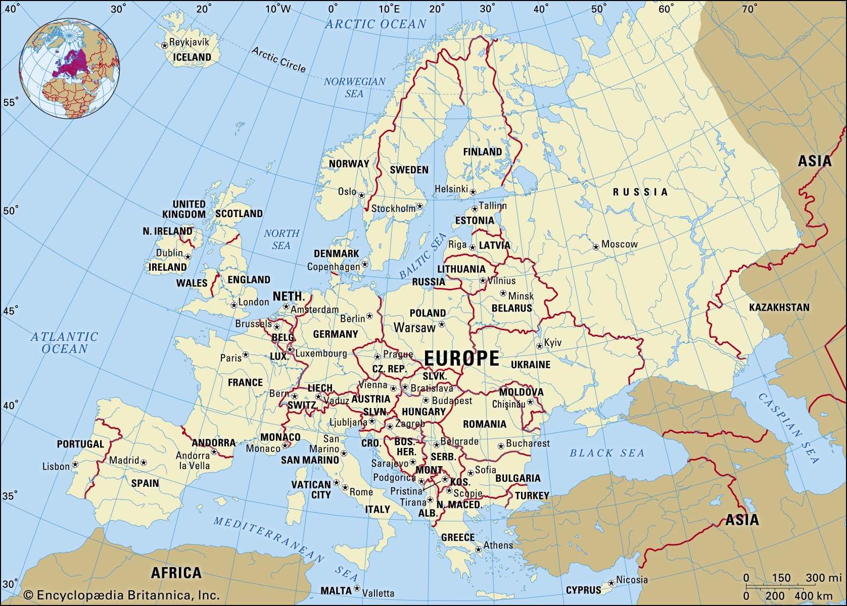 Europa / Sursă foto: Encyclopædia Britannica, Inc.