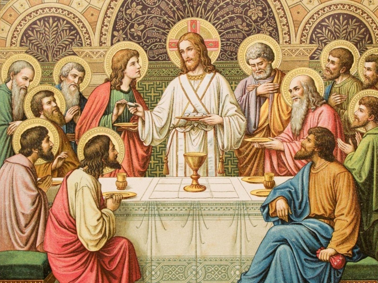 Iisus cu apostolii săi