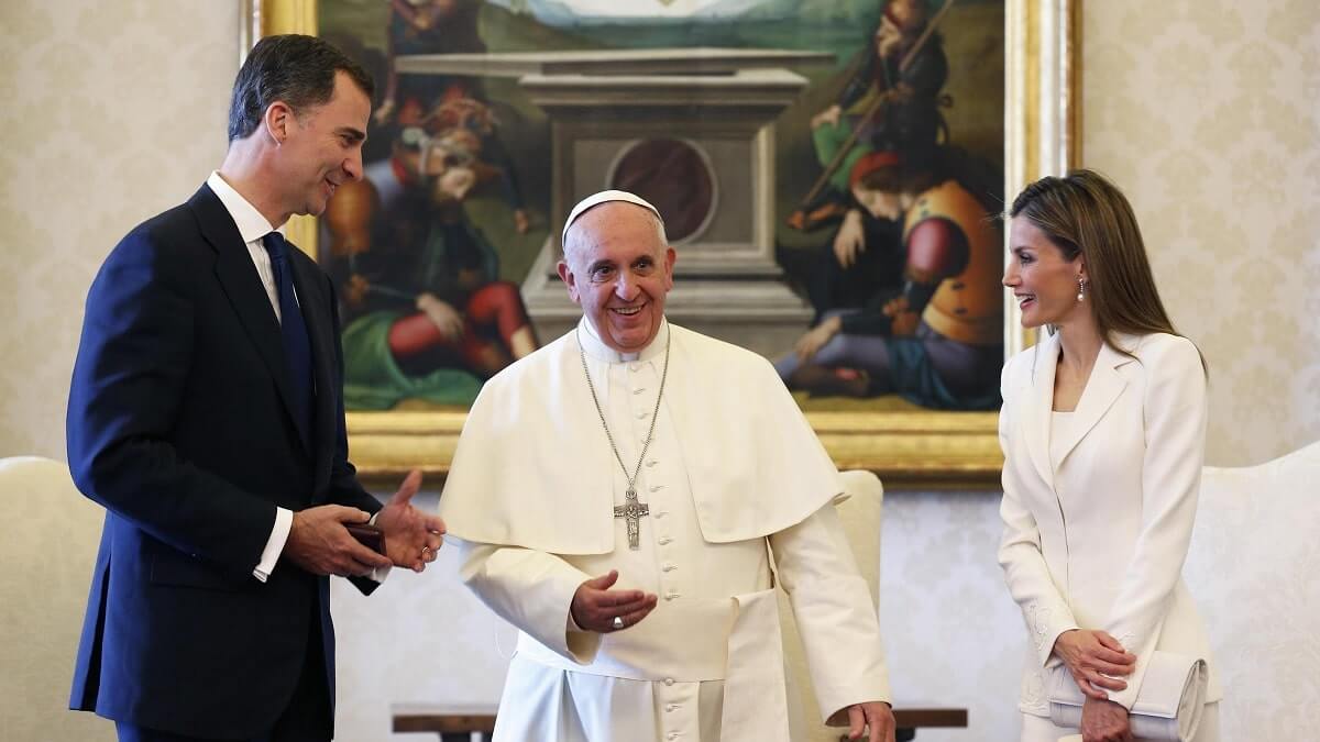 Papa Francisc primind oaspeți importanți în vizită 