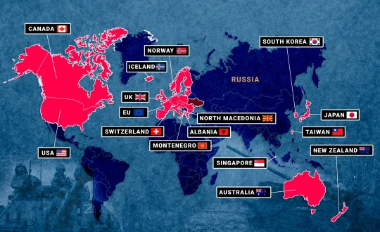 lista țărilor rusia
