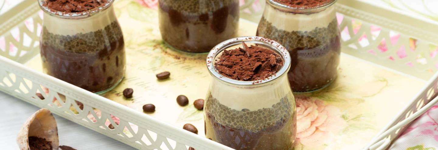 Tiramisu Chia Pudding
