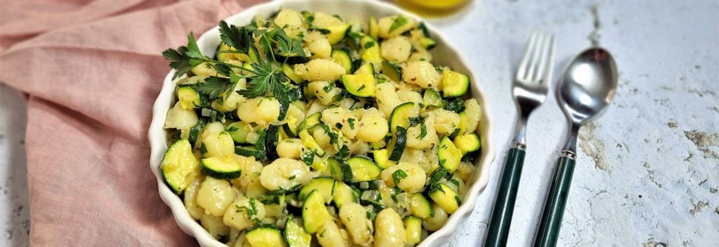 Gnocchi cu zucchini