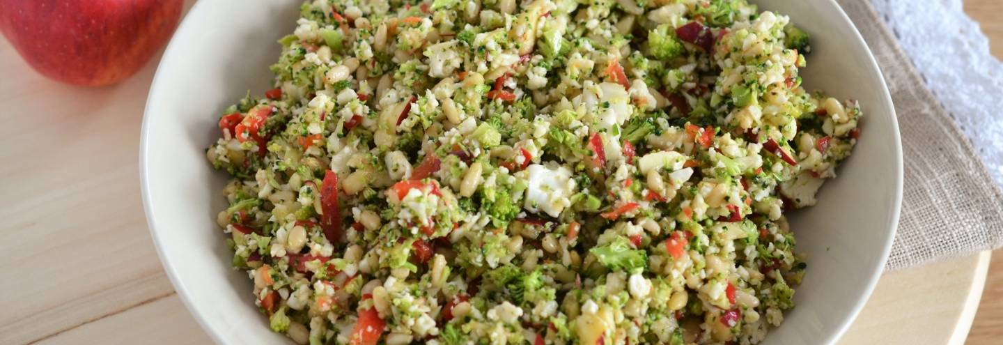 Salată de broccoli și conopidă