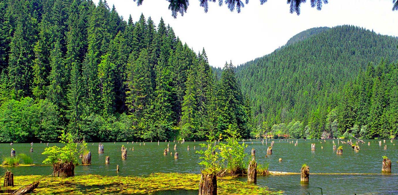 Lacul Roșu are una dintre cele mai frumoase legende. Misterul obiectivului turistic din Carpații Orientali