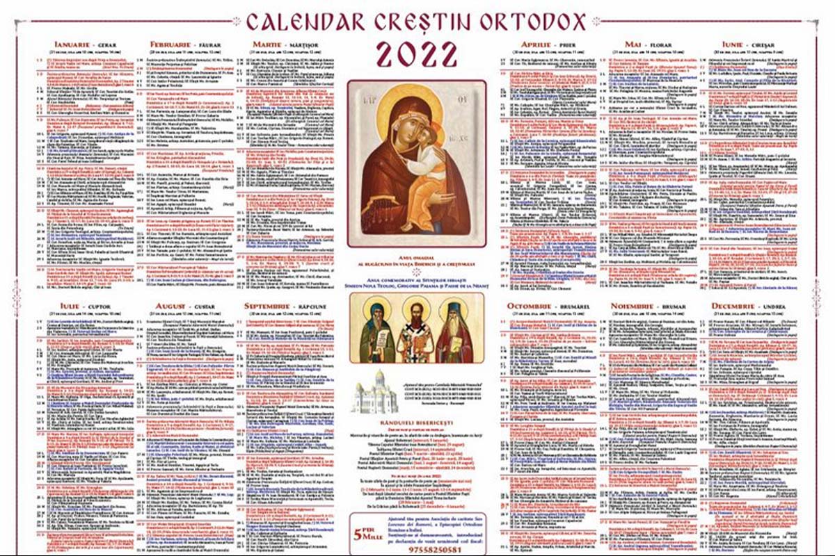 Calendar ortodox iunie 2022. Lista completă a sărbătorilor din prima