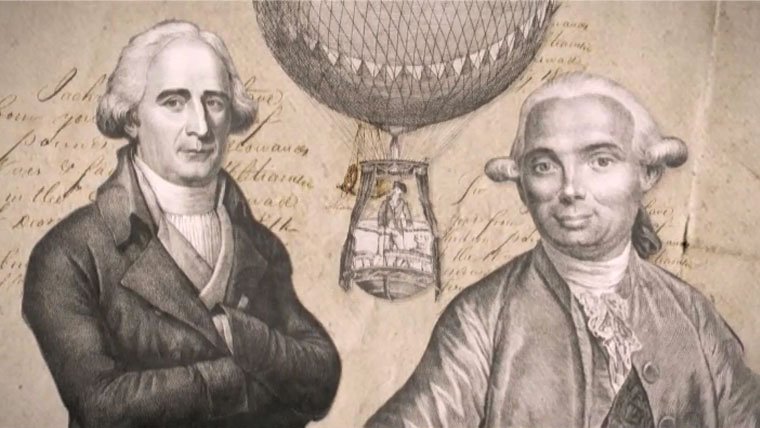 Joseph și Etienne Montgolfier, frații care au inventat balonul cu aer cald