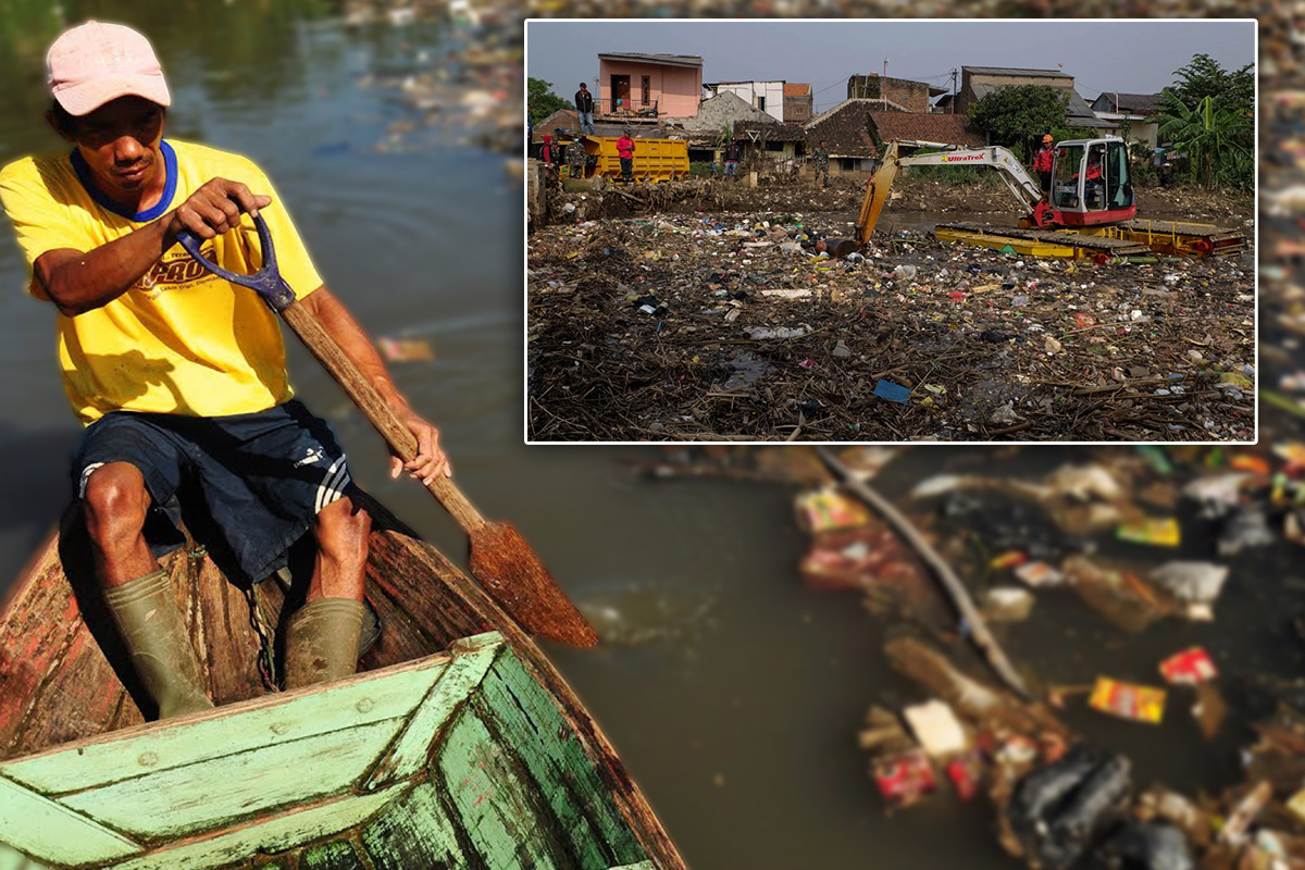 Cum a ajuns Citarum să fie cel mai poluat râu din lume. Seamănă cu o groapă de gunoi