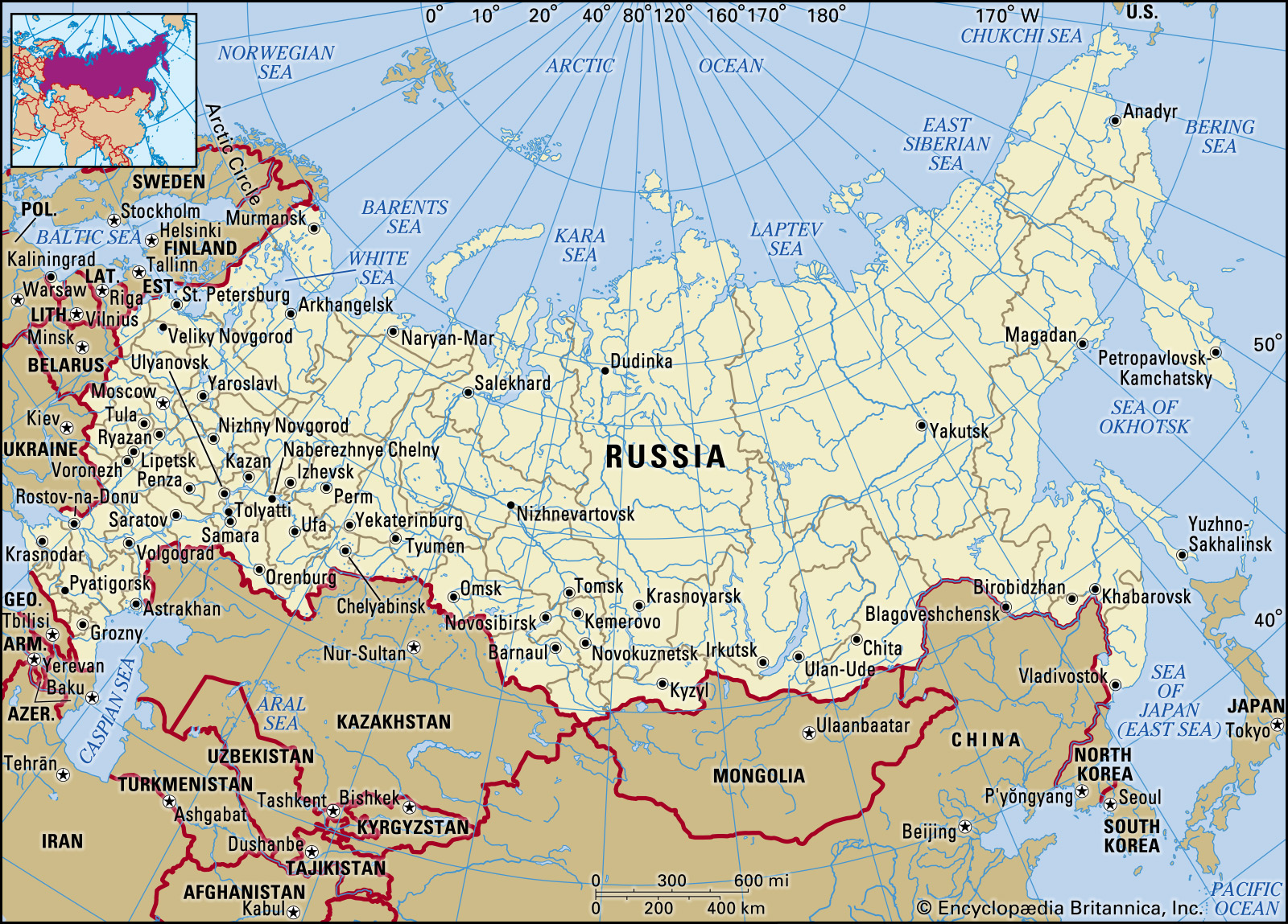 Cum și de ce a ajuns suprafața Rusiei atât de mare