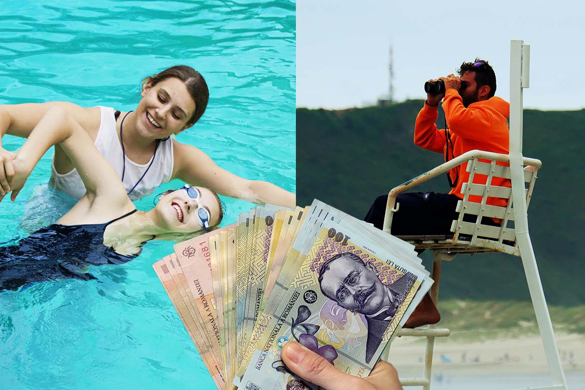 Cât câștigă un salvamar, instructor de înot sau marinar, în 2022. Sumele care se oferă pentru aceste joburi