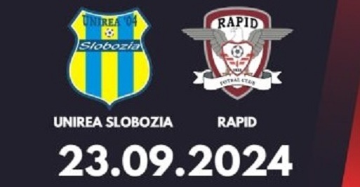 Unirea Slobozia – Rapid: Giuleştenii, mari favoriţi