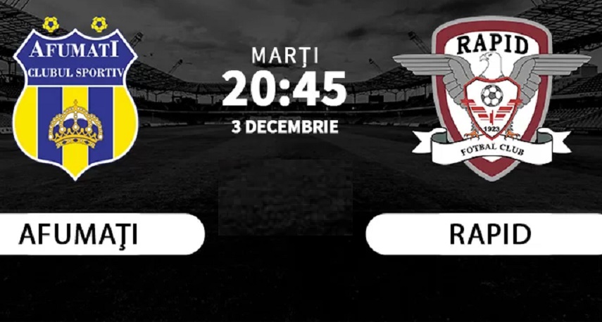 Afumaţi – Rapid: Giuleştenii, la o victorie de sferturile de finală