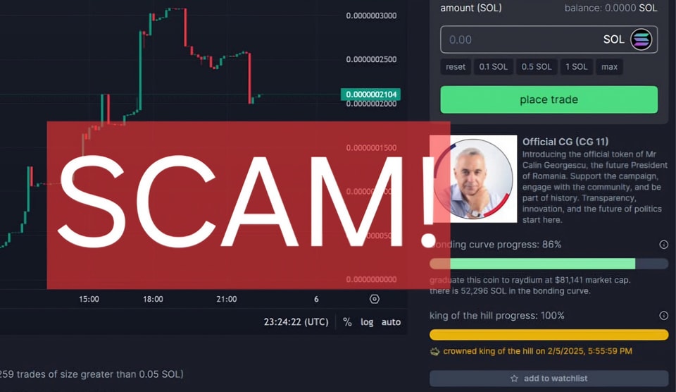 Escrocheria Călin Georgescu. Prima reacţie a fostului candidat la preşedinţia României