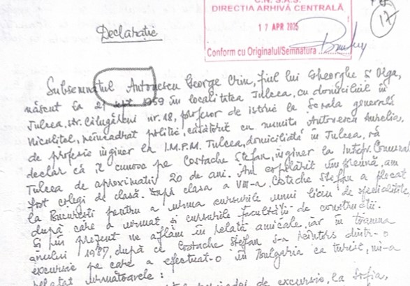 Lui Crin Antonescu îi dădea fără virgulă în 1988
