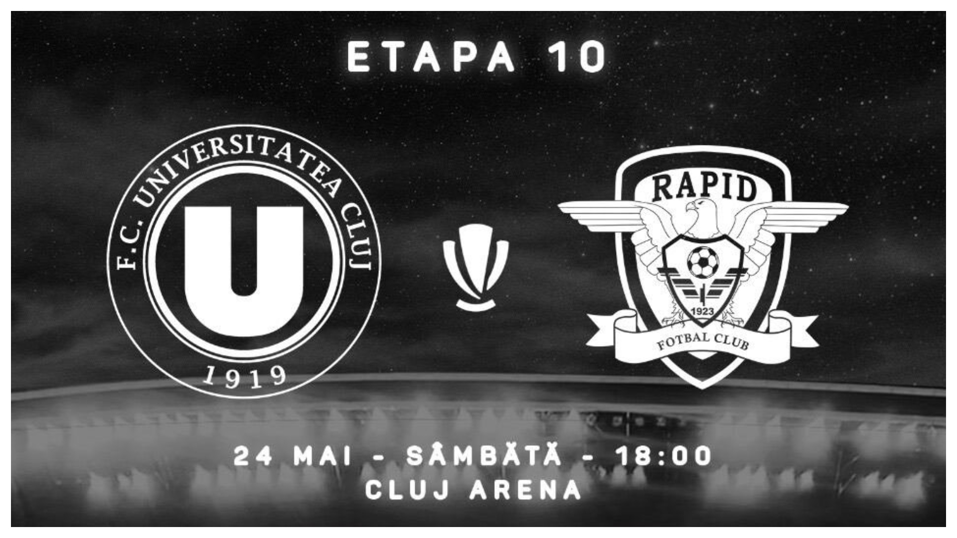 U Cluj – Rapid: Miză doar pentru „şepcile roşii”