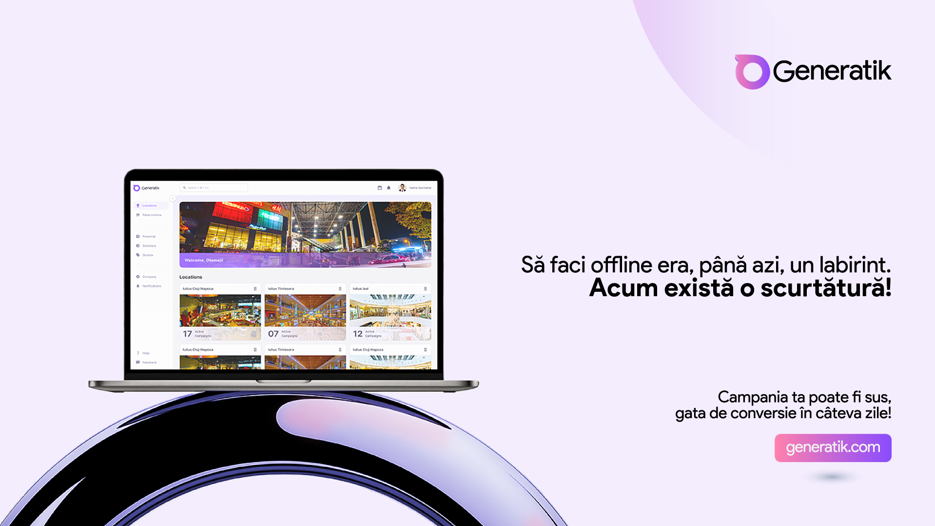 S-a lansat prima platformă online de publicitate indoor. Brandurile locale pot beneficia de vizibilitate națională