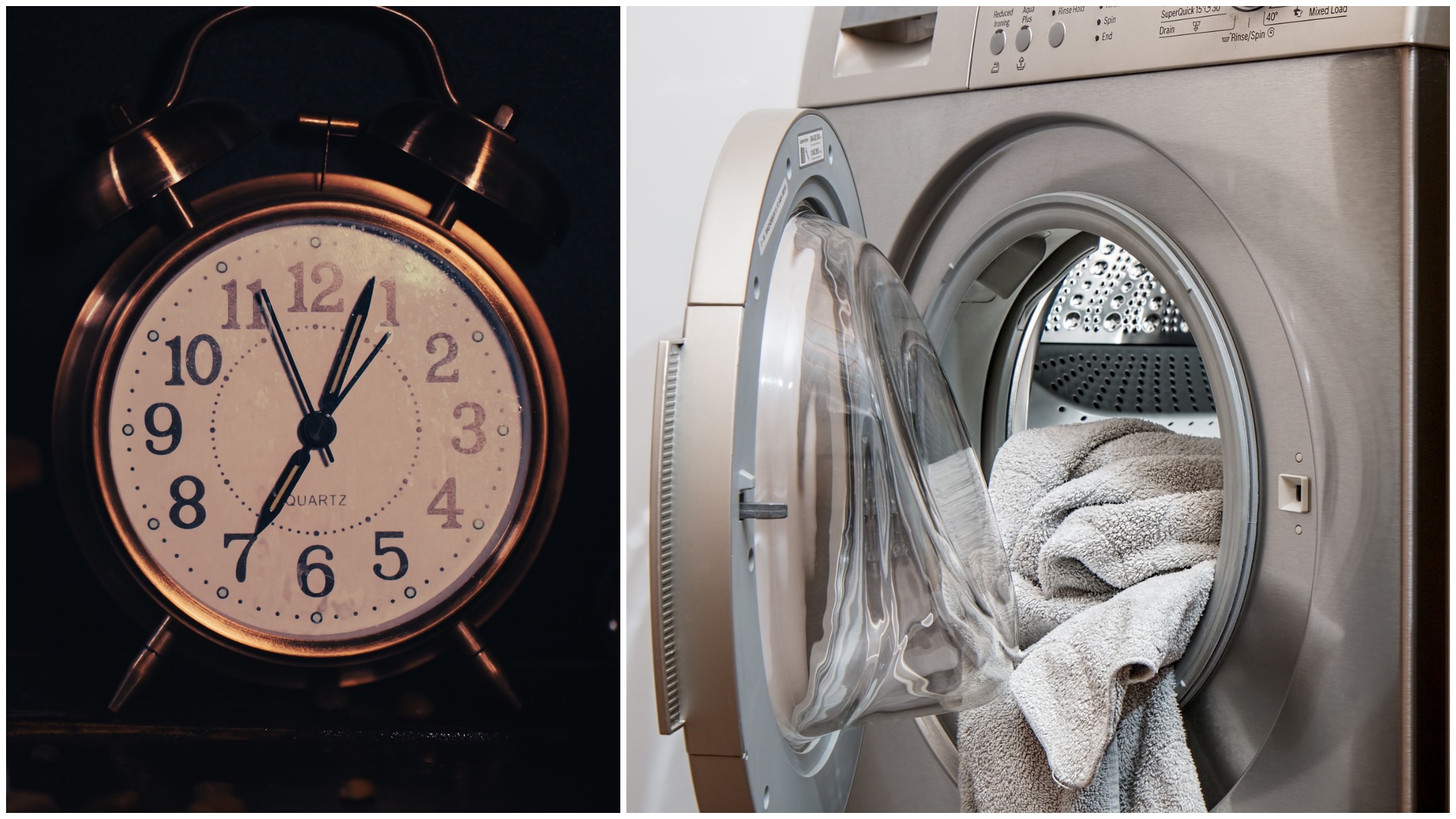 Ora ideală pentru a spăla hainele vara. Intervalul ideal ca să consumi puţin curent electric