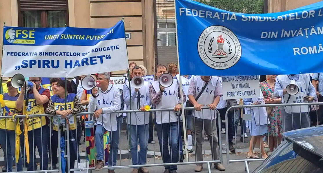 Sindicaliștii din educație, apel către directori și inspectori. „Nu vă împotriviți colegilor care vor să protesteze”