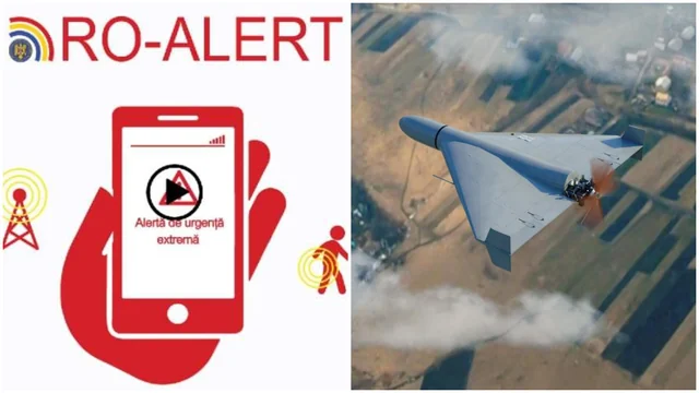 RoAlert la granița României! Grup de drone detectat, două aeronave F-16 ridicate de la sol!