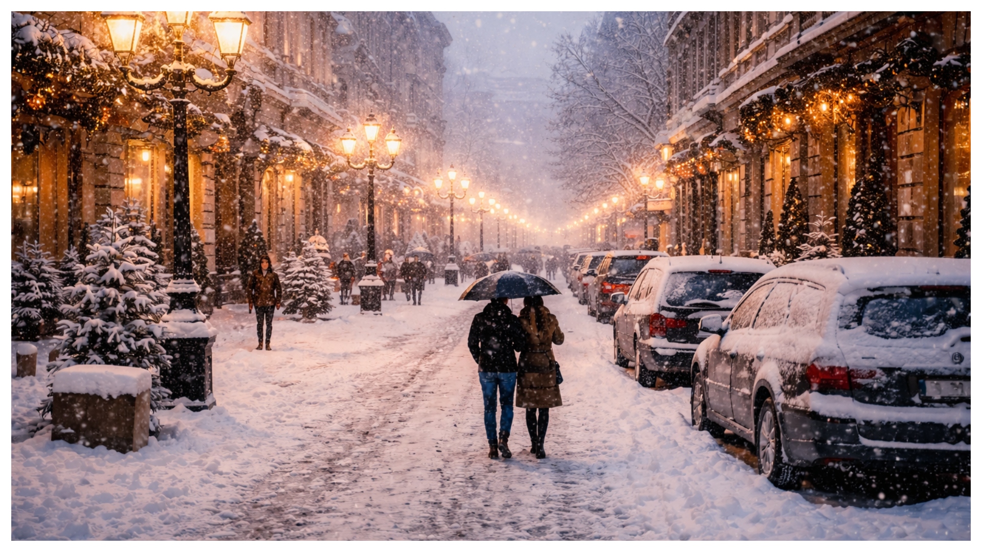 ANM anunță un Crăciun de vis! Ninsori extinse chiar din Ajun și un val de aer polar dinspre Rusia