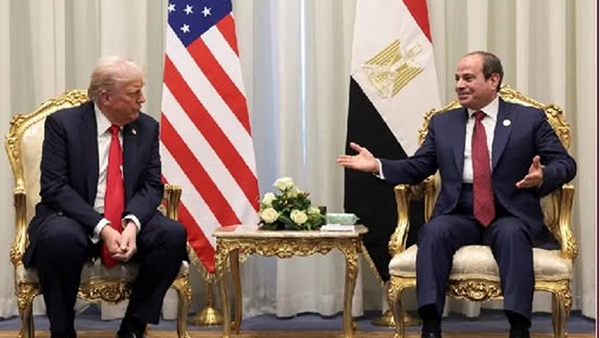 Donald Trump, rugat de către președintele egiptean: Doar dumneavoastră puteți opri războiul