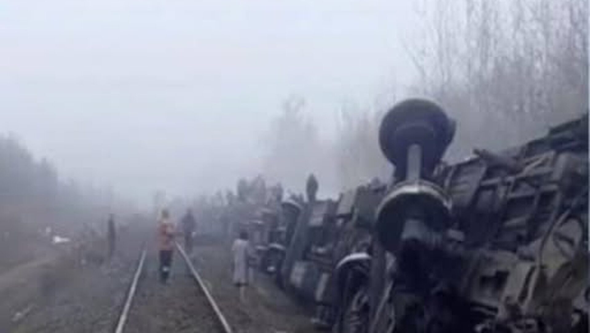 Peste 35 de răniți este bilanțul deraierii unui tren în Rusia